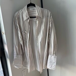 Helsa Oversized Poplin Shirt